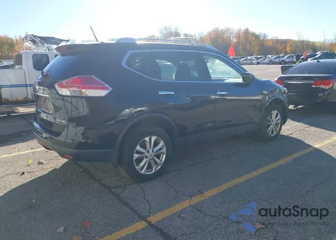 2015 Nissan Rogue Sv из США, поврежденный, VIN KNMAT2MV9FP563903